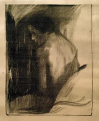 Female nude from the back